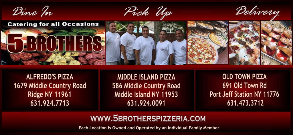 header 5 brothers pizzeria