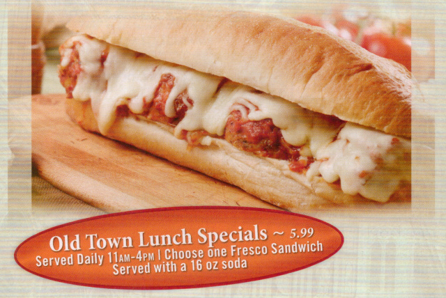 Old town pizza coupons