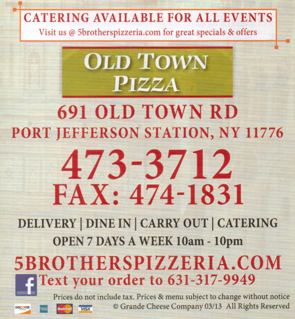 Old town pizza coupons